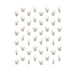 8 suspensions sur fil cr�nes squelette