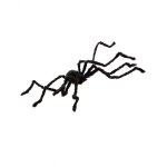 Araign�e velue halloween 150 cm