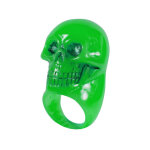 Bague verte tte de mort