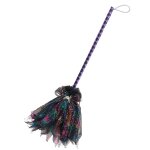 Balai de sorcire mtallis 80cm adulte