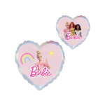 Ballon aluminium c ur barbie 43 cm