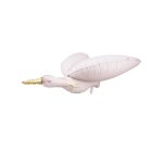 Ballon aluminium cigogne rose ple