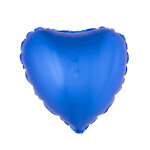 Ballon aluminium coeur bleu 45 cm