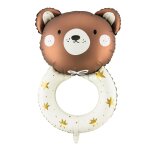 Ballon aluminium hochet petit ours 61 x 88 cm Ballon aluminium hochet petit ours 61 x 88 cm