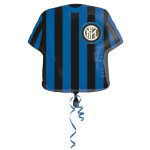 Ballon aluminium maillot de foot inter 60 cm
