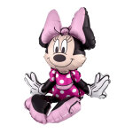 Ballon aluminium minnie mouse assise 45 x 48 cm