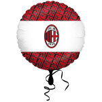 Ballon aluminium rond ac milan 43 cm