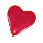 Ballon gant c?ur latex rouge 61 cm