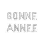 Ballons lettres bonne anne argent