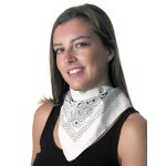 Bandana blanc adulte