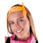 Bandana orange fluo adulte