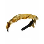 Bandeau couronne de laurier dore adulte