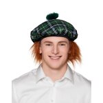 Bret cossais vert avec cheveux adulte