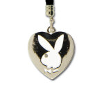 Bijou tlphone playboy argent 6cm