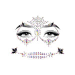 Bijoux pour visage adh�sifs multicolores