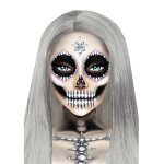 Bijoux pour visage adh�sifs squelette