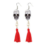 Boucles d'oreilles tte de mort femme dia de los muertos
