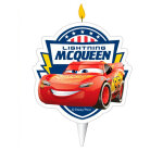 Bougie d'anniversaire cars 2d 7, 5 cm