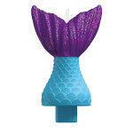 Bougie queue de sirne rves de sirne 13 cm