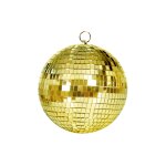 Boule  facettes dore 20cm