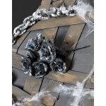 Bouquet de roses noires halloween 35 cm