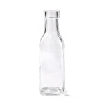 Bouteille en verre carr�e 15 cm