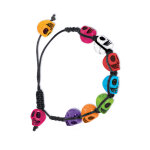 Bracelet multicolore dia de los muertos