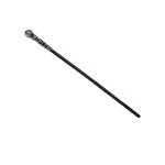 Canne sceptre argent 80 cm