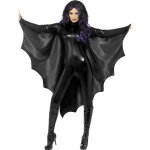Cape noire chauve - souris femme
