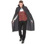 Cape noire de dracula halloween homme