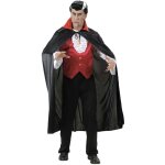 Cape vampire col rouge adulte halloween