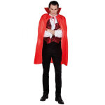 Cape vampire rouge homme 120 cm halloween