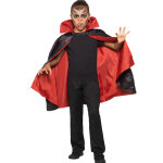 Cape vampire satine rversible enfant