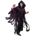 Cape violette et noire adulte halloween