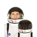 Casque astronaute visire amovible adulte