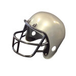 Casque footballeur amricain gris enfant