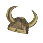 Casque viking souple mtallis adulte