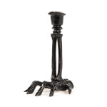 Chandelier en rsine squelette noir 16 cm