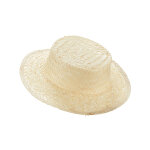 Chapeau canotier en paille adulte