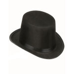 Chapeau haut de forme noir rtro adulte