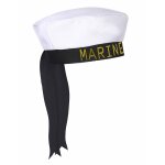 Chapeau marin ruban noir adulte