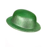 Chapeau melon vert paillet adulte saint patrick