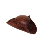 Chapeau pirate marron effet cuir adulte