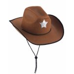 Chapeau sheriff marron pour enfant