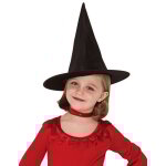 Chapeau de sorcire noir fille