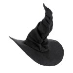 Chapeau sorcire velours noir adulte
