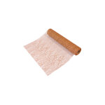 Chemin de table en intiss mtallis rose gold 28 cm x 5 m
