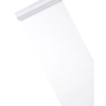 Chemin de table organza brillant blanc 28 cm x 5 m