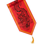 Chemin de table en plastique dragon rouge 28 cm x 1, 8 m