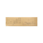 Chemin de table pompier  colorier 140 x 40 cm